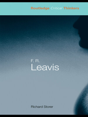 cover image of F.R. Leavis